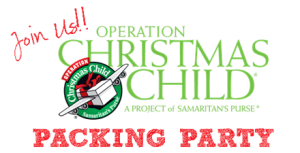 Packing Party for Operation Christmas Child