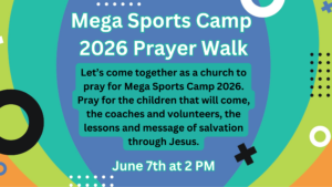 Mega Sports Camp Prayer Walk
