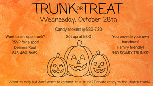 Trunk or Treat 2026 @ Warren Alliance