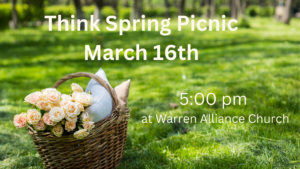 Think Spring Picnic @                                   Warren Alliance